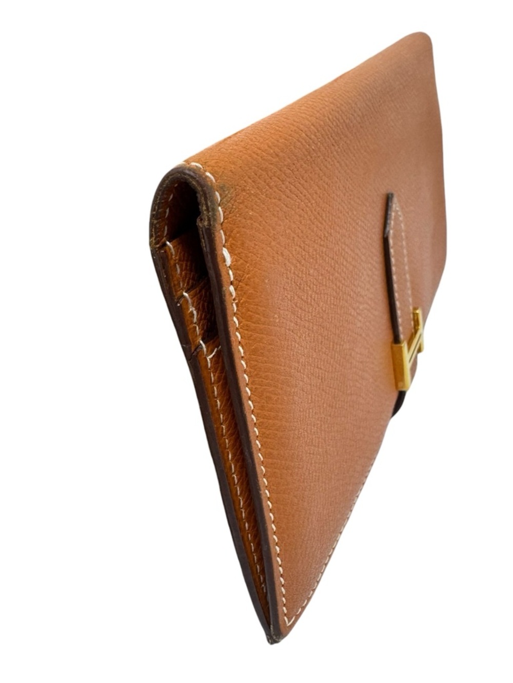 ✨🛍️ Hermes Brown Epsom Leather Bearn Wallet - Picture 3 of 7